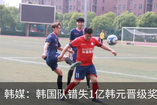 韩媒：韩国队错失1亿韩元晋级奖 但每人仍可拿8000万津贴